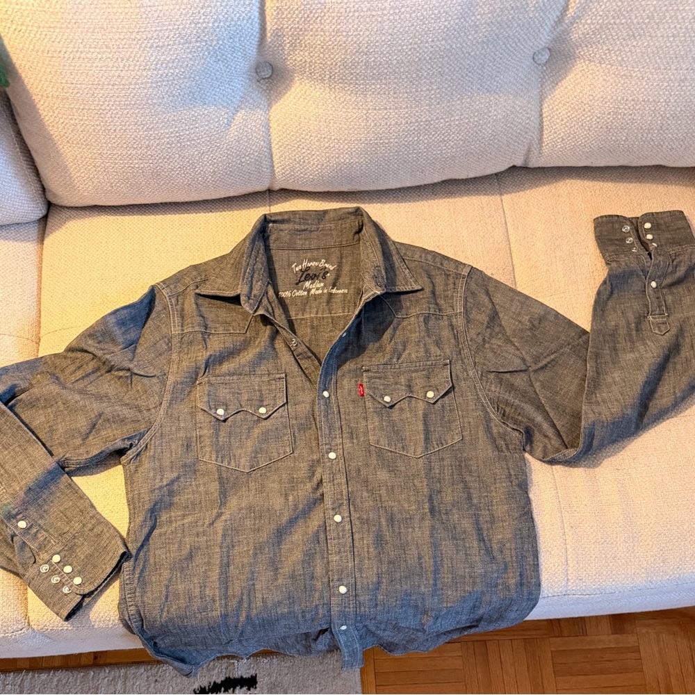 Levi's vintage Gray Button Down Shirt